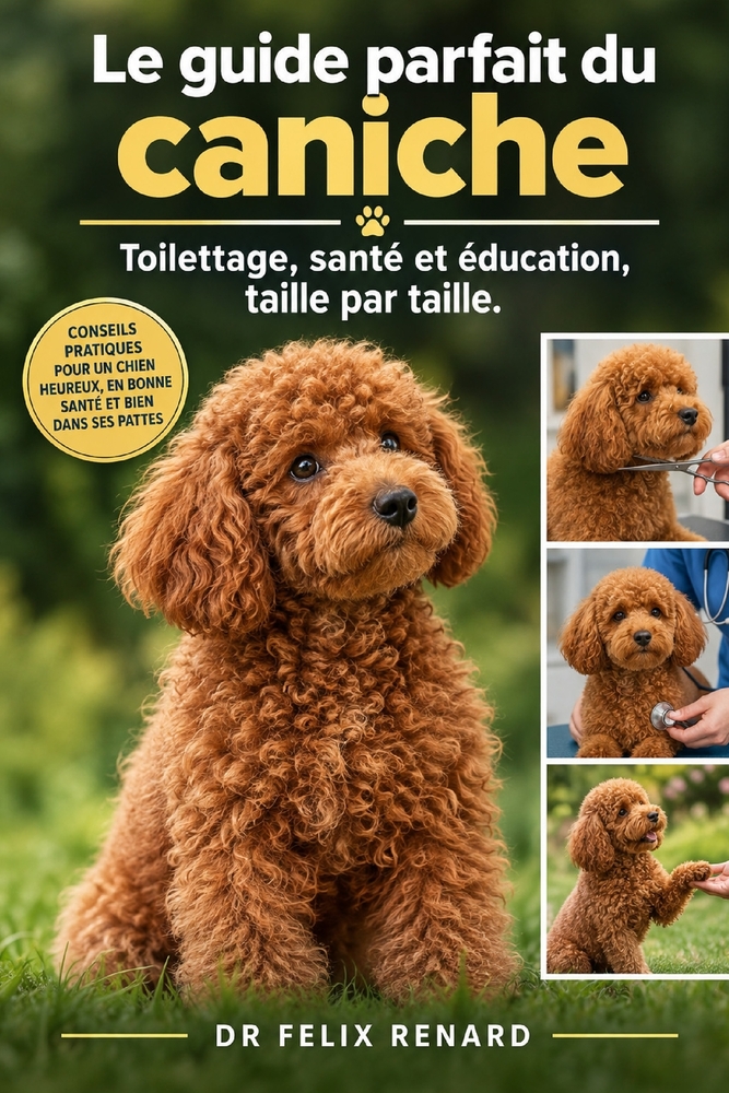 Le guide parfait du caniche: toilettage, santé et éducation, taille par taille. cover