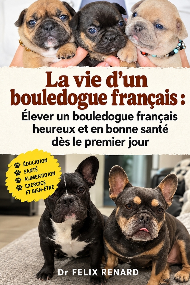 La vie d'un bouledogue français: Élever un bouledogue français heureux et en bonne santé dès le premier jour cover