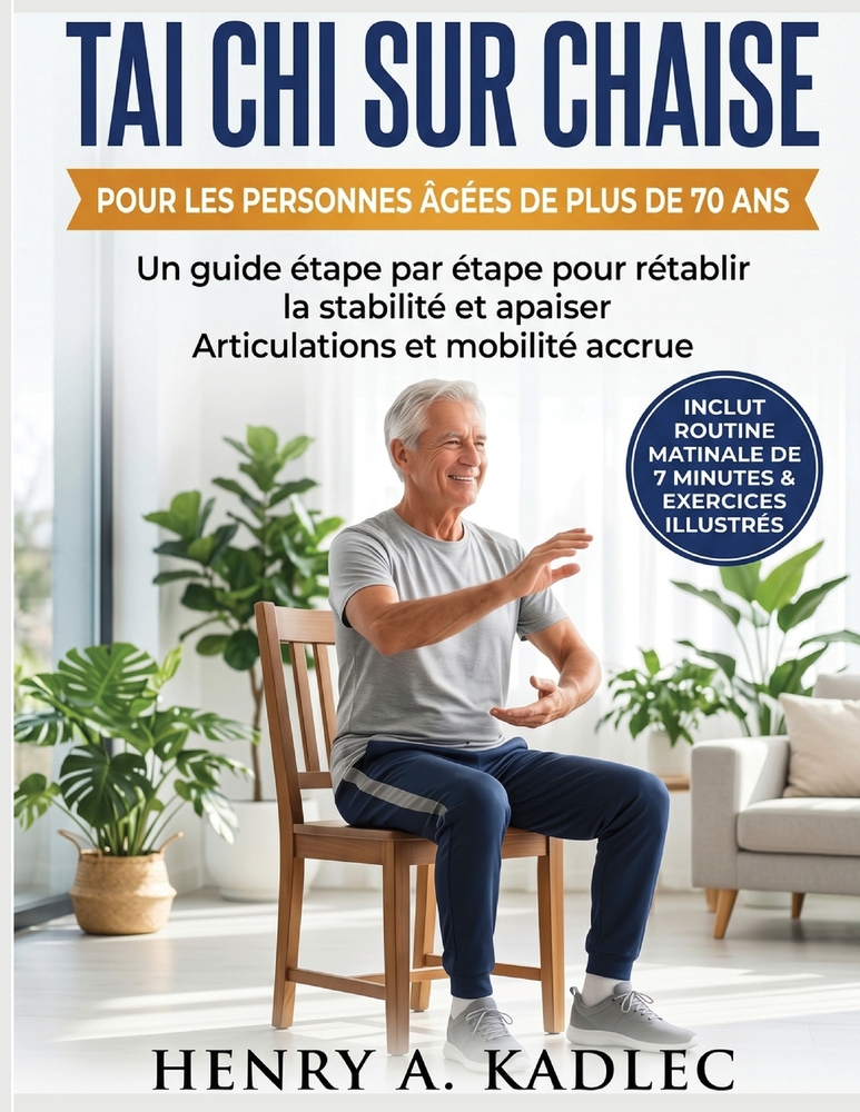 Tai Chi sur chaise pour les personnes âgées de plus de 70 ans: Un guide étape par étape pour rétablir la stabilité et apaiser Articulations et mobilit cover