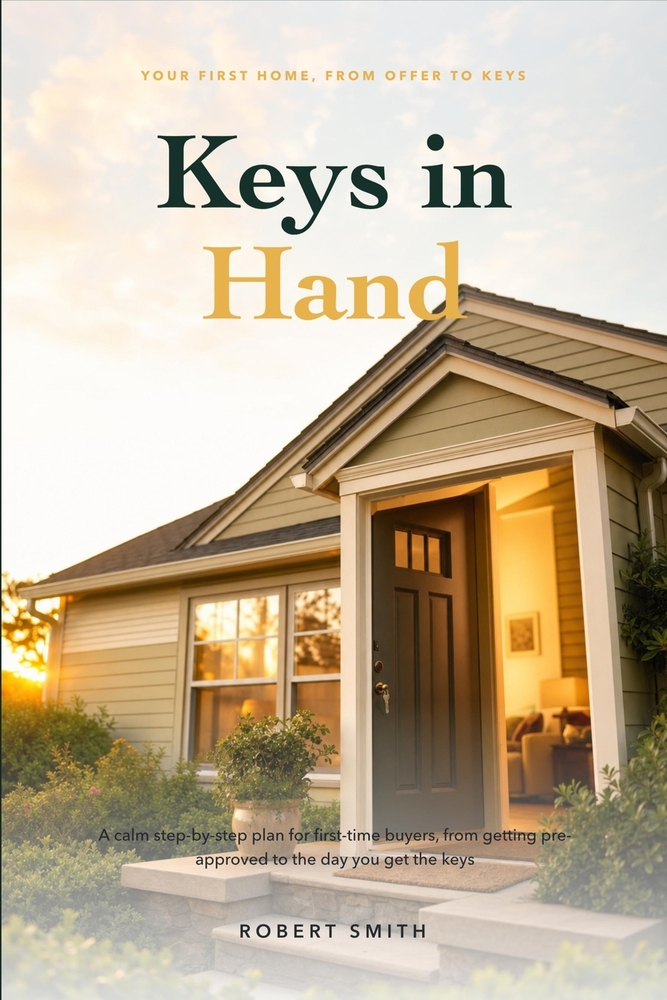 Keys in Hand: A calm step-by-step plan for first-time buyers, from getting pre-approved to the day you get the keys cover