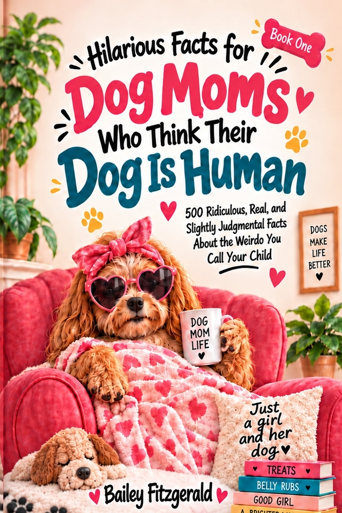 Hilarious Facts for Dog Moms Who Think Their Dog Is Human: 500 Ridiculous, Real, and Slightly Judgmental Facts About the Weirdo You Call Your Child cover