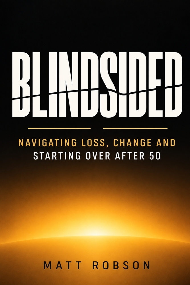 BLINDSIDED Navigating Loss, Change and Starting Over After 50: A Practical Guide to Rebuilding Your Life After Divorce, Career Loss, Unexpected Retire cover