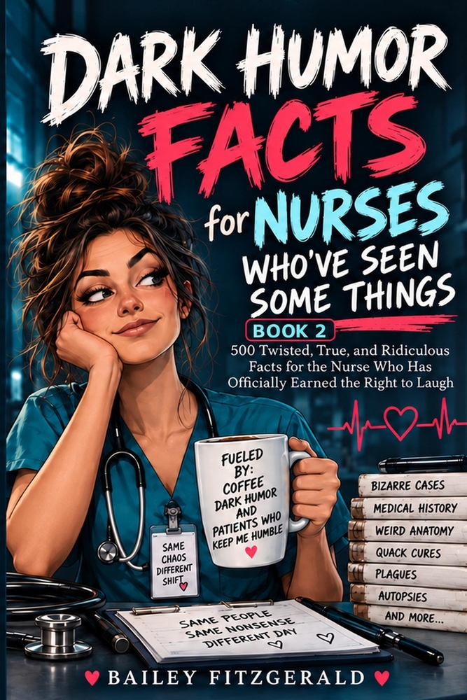 Dark Humor Facts for Nurses Who've Seen Some Things: 500 Twisted, True, and Ridiculous Facts for the Nurse Who Has Officially Earned the Right to Laug cover