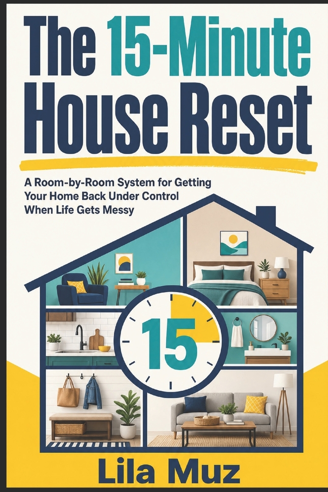 The 15-Minute House Reset: A Room-by-Room System for Getting Your Home Back Under Control When Life Gets Messy cover
