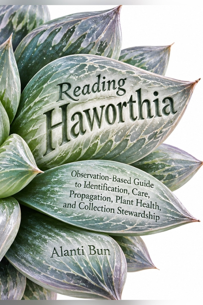 Reading Haworthia: Observation-Based Guide to Identification, Care, Propagation, Plant Health, and Collection Stewardship cover