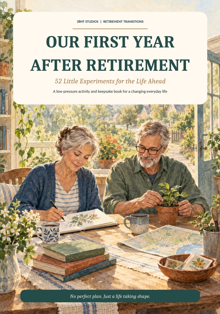 Our First Year After Retirement - 52 Little Experiments for the Life Ahead: Weekly Activities, New Experiences, Couple Challenges, Personal Goals, Sha cover