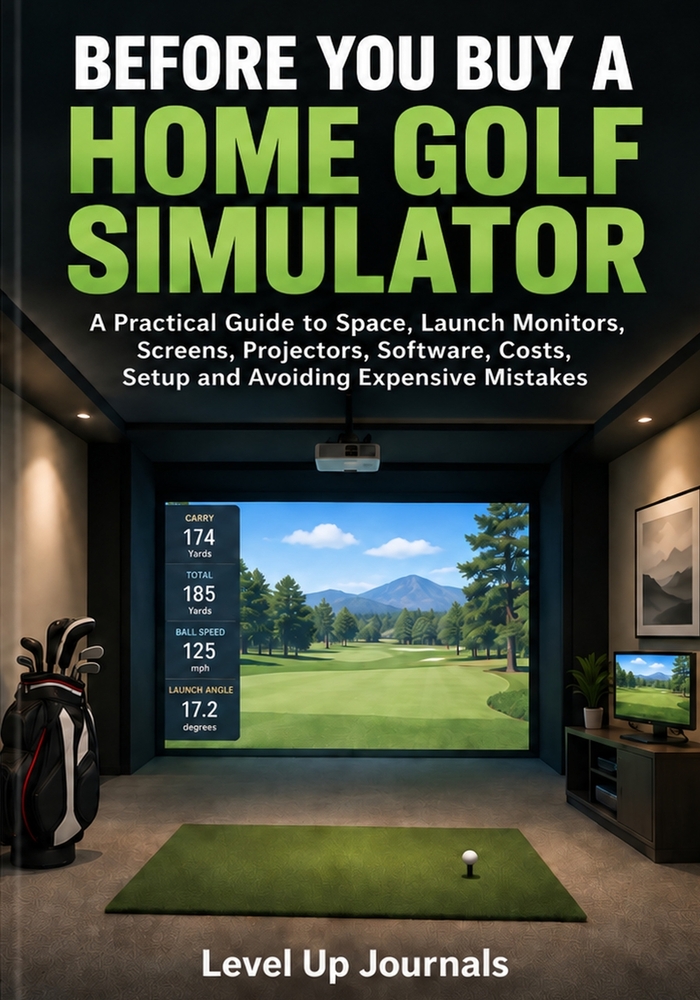 Before You Buy a Home Golf Simulator: A Practical Guide to Space, Launch Monitors, Screens, Projectors, Software, Costs, Setup and Avoiding Expensive cover