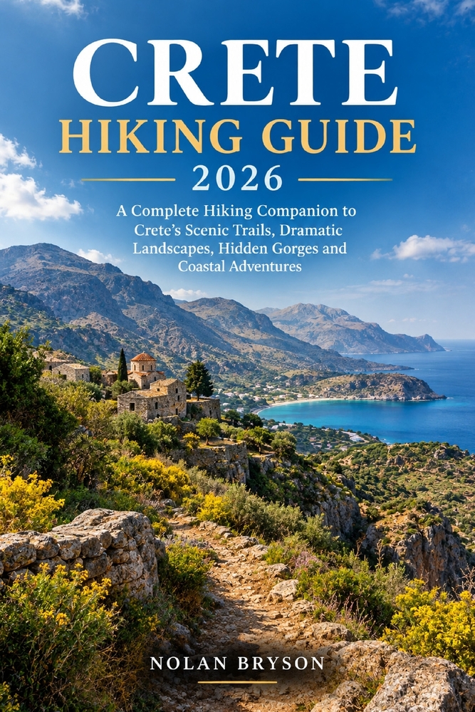 Crete Hiking Guide 2026: A Complete Hiking Companion to Crete's Scenic Trails, Dramatic Landscapes, Hidden Gorges and Coastal Adventures cover