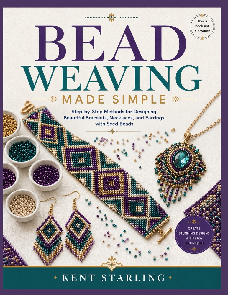 Bead Weaving Made Simple: Step-by-Step Methods for Designing Beautiful Bracelets, Necklaces, and Earrings with Seed Beads cover