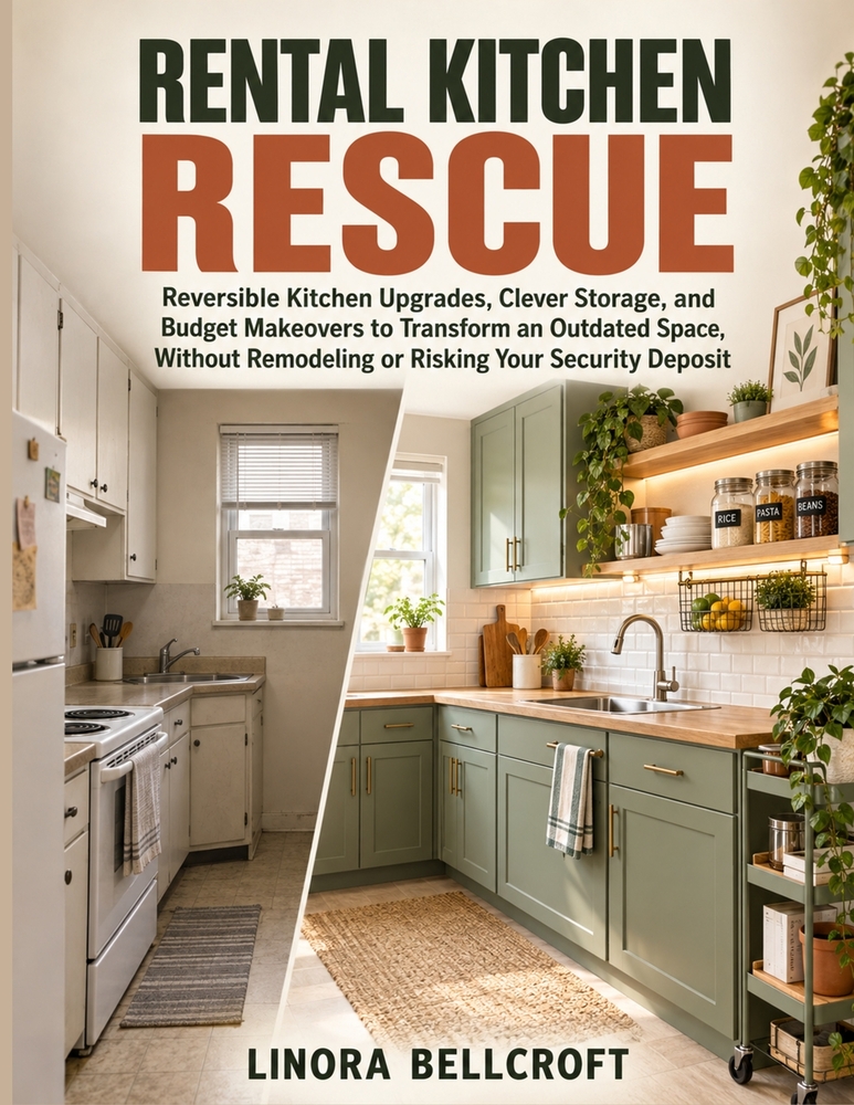 Rental Kitchen Rescue: Reversible Kitchen Upgrades, Clever Storage, and Budget Makeovers to Transform an Outdated Space, Without Remodeling or Risking cover