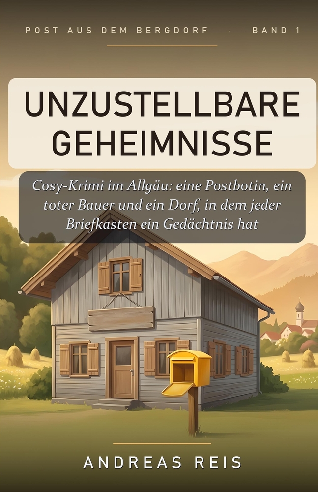 Unzustellbare Geheimnisse: Cosy-Krimi im Allgäu: eine Postbotin, ein toter Bauer und ein Dorf, in dem jeder Briefkasten ein Gedächtnis hat cover
