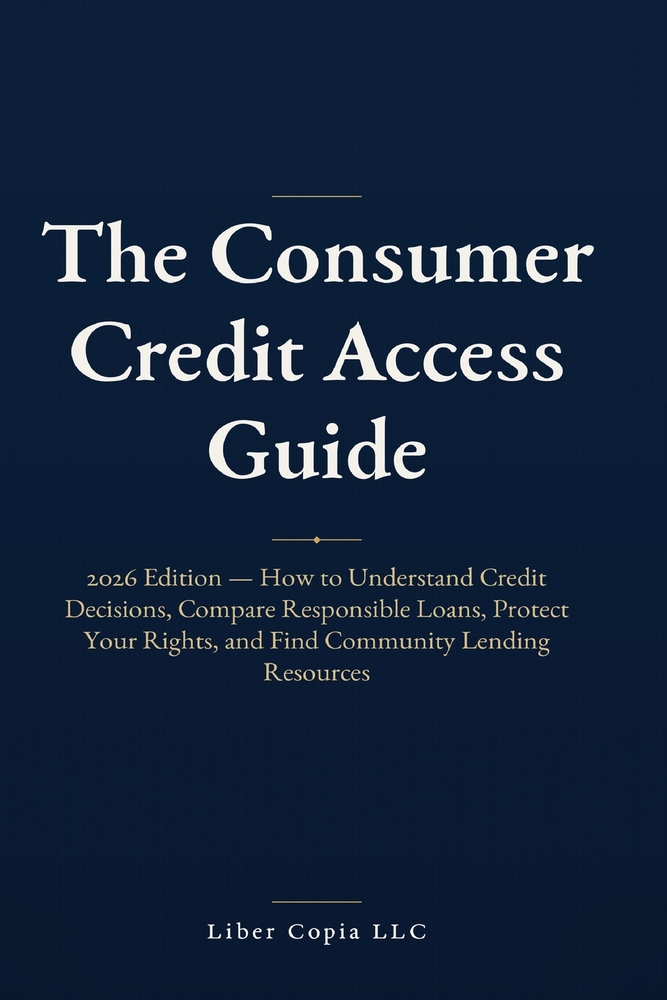 The Consumer Credit Access Guide: 2026 Edition - How to Understand Credit Decisions, Compare Responsible Loans, Protect Your Rights, and Find Communit cover