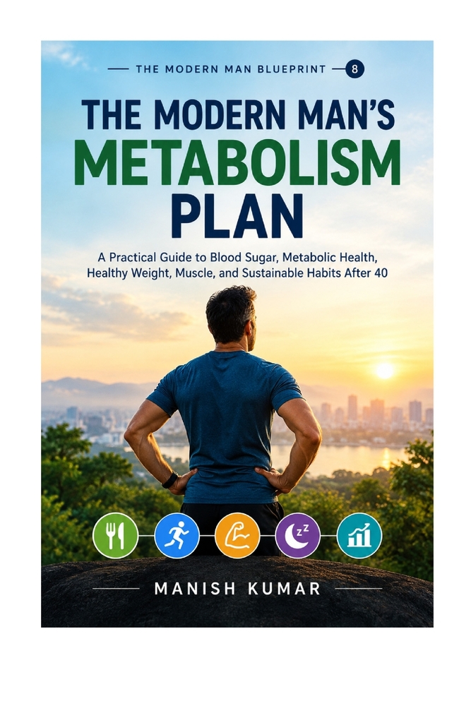 The Modern Man's Metabolism Plan: A Practical Guide to Blood Sugar, Metabolic Health, Healthy Weight, Muscle, and Sustainable Habits After 40 cover