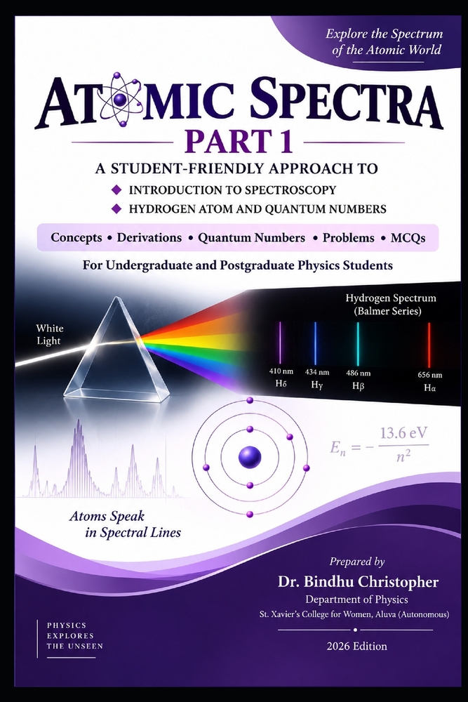 Atomic Spectra Part 1: A Student-Friendly Approach to Introduction to Spectroscopy Hydrogen Atom and Quantum Numbers cover