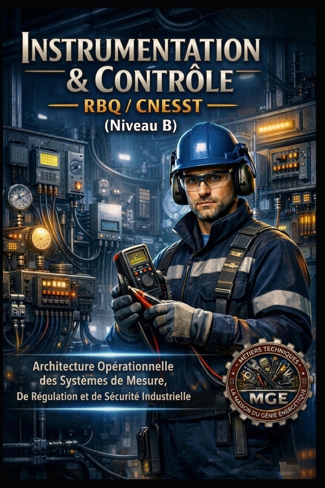 Instrumentation & Contrôle - RBQ / CNESST (Niveau B): Architecture Opérationnelle des Systèmes de Mesure, de Régulation et de Sécurité Industrielle cover