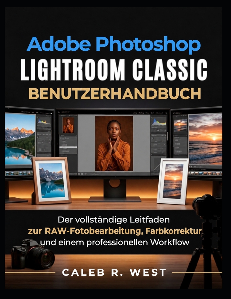 Adobe Photoshop Lightroom Classic Benutzerhandbuch: Der vollständige Leitfaden zur RAW-Fotobearbeitung, Farbkorrektur und einem professionellen Workfl cover