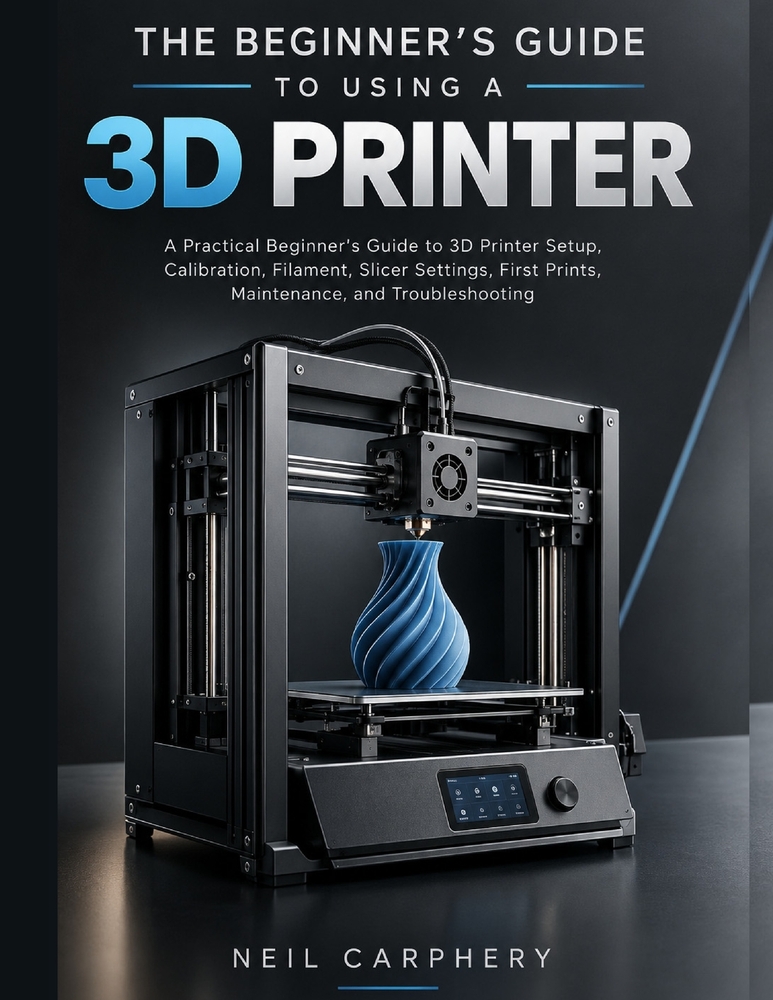 The Beginner's Guide to Using a 3D Printer: A Practical Beginner's Guide to 3D Printer Setup, Calibration, Filament, Slicer Settings, First Prints, Ma cover