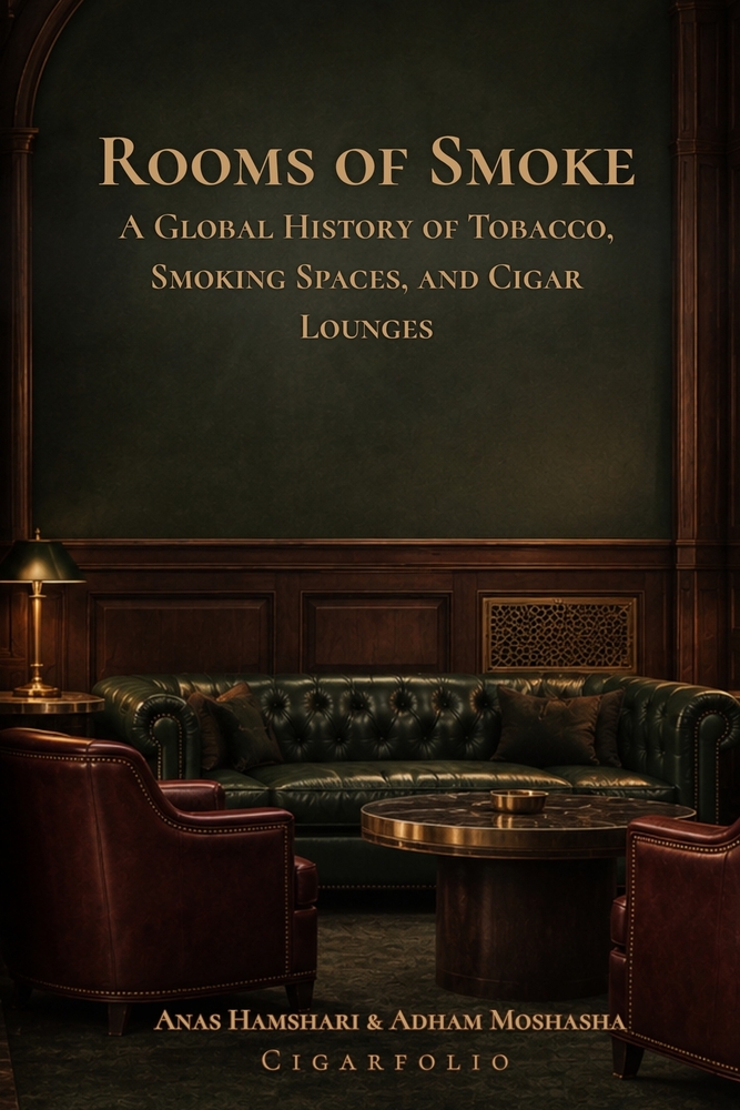 Rooms of Smoke: A Global History of Tobacco, Smoking Spaces, and Cigar Lounges cover