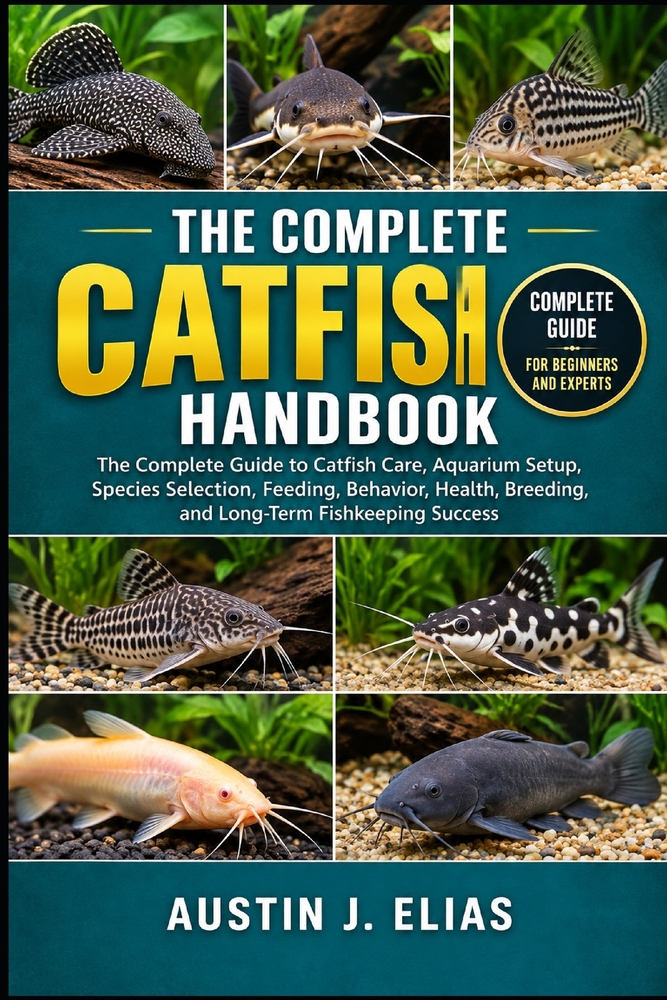 The Complete Catfish Handbook: The Complete Guide to Catfish Care, Aquarium Setup, Species Selection, Feeding, Behavior, Health, Breeding, and Long-Te cover