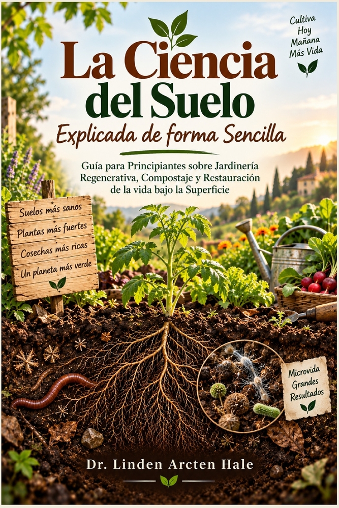 La Ciencia del Suelo Explicada de forma Sencilla: Guía para Principiantes sobre Jardinería Regenerativa, Compostaje y Restauración de la vida bajo la cover