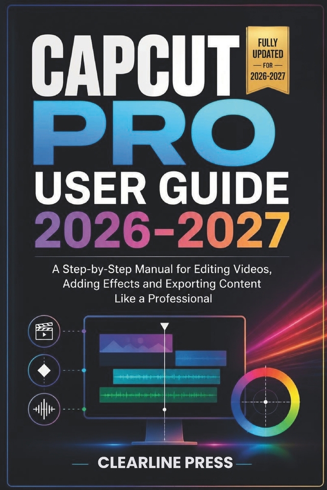 Capcut Pro User Guide 2026-2027: A Step-by-Step Manual for Editing Videos, Adding Effects and Exporting Content Like a Professional cover