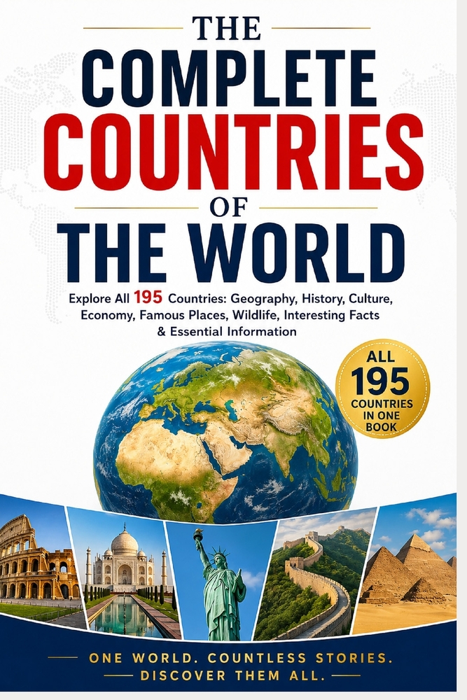 The Complete Countries of the World: Facts, Geography, Culture & More: Explore All 195 Countries with Detailed Facts, Geography, Culture, Economy, and cover