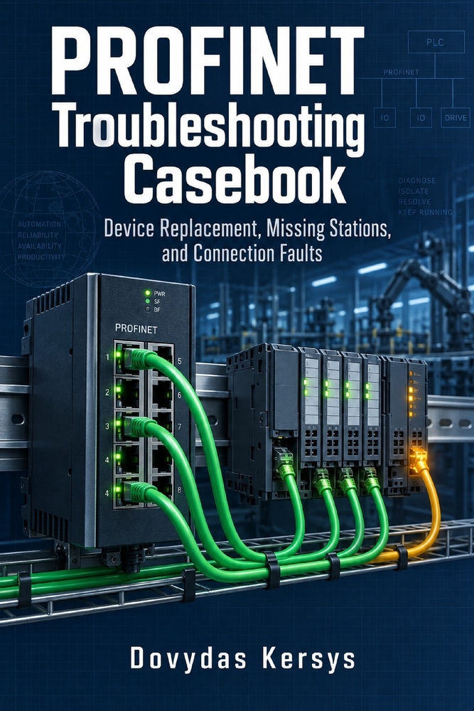 PROFINET Troubleshooting Casebook: Device Replacement, Missing Stations, and Connection Faults cover