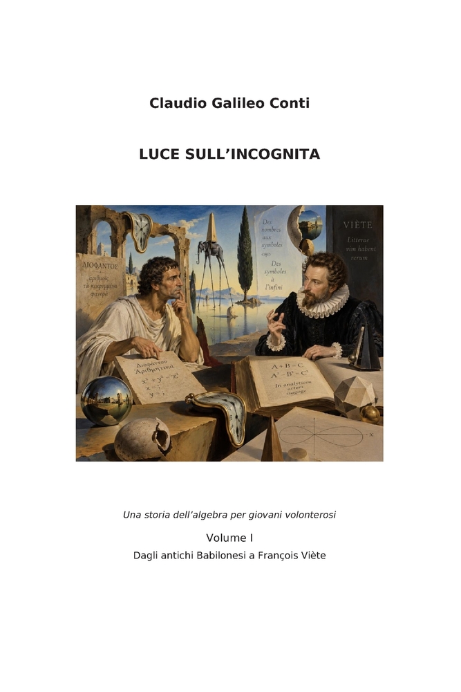 Luce Sull'incognita: Una storia dell'algebra per giovani volonterosi - Volume I: Dagli antichi Babilonesi a François Viète cover