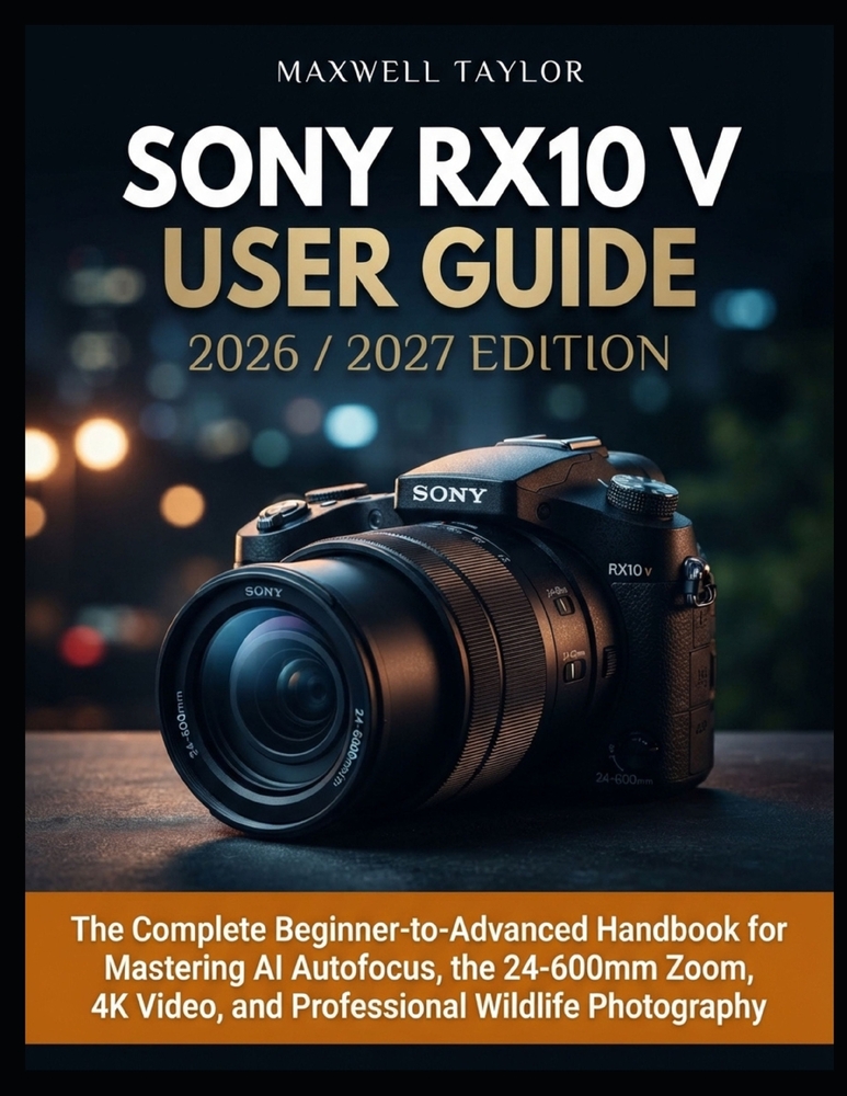 Sony Rx10 V User Guide 2026/2027: The Complete Beginner-To-Advanced Handbook for Mastering AI Autofocus, the 24-600mm Zoom, 4k Video, and Professional cover