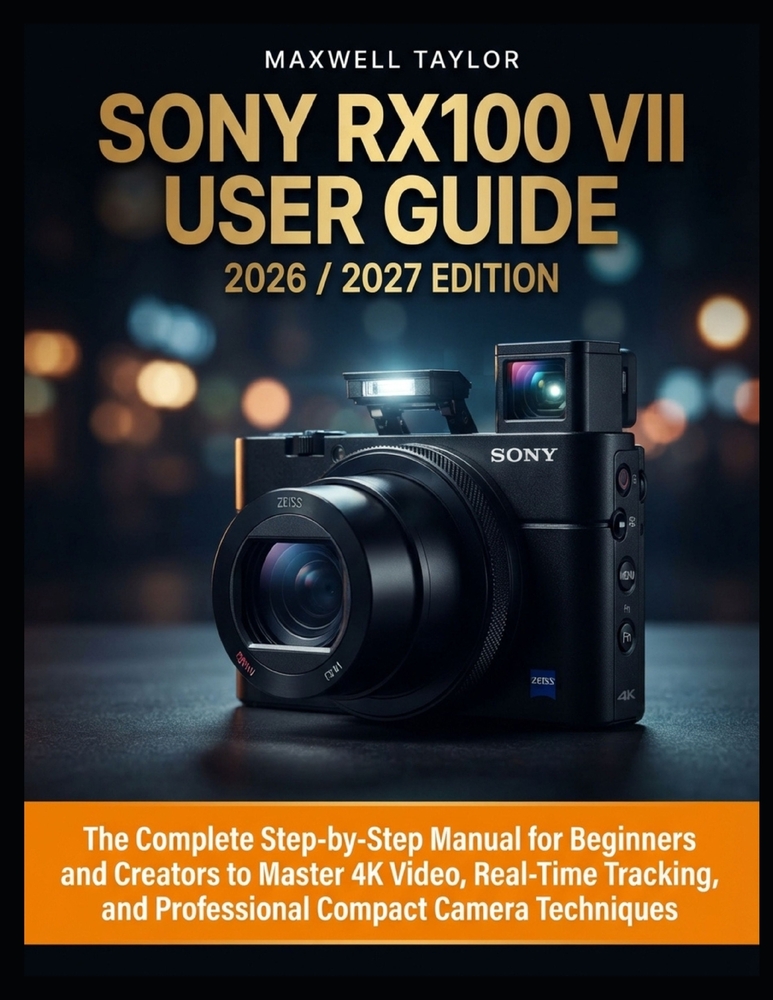 Sony Rx100 VII User Guide 2026/2027 Edition: The Complete Step-By-Step Manual for Beginners and Creators to Master 4k Video, Real-Time Tracking, and P cover
