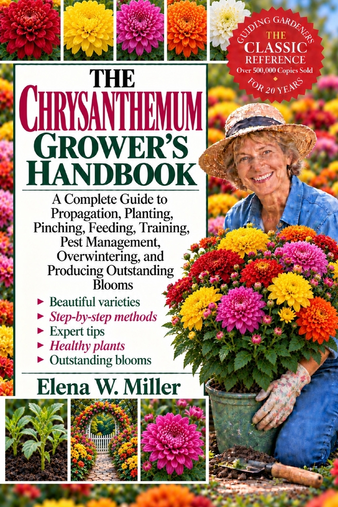 The Chrysanthemum Grower's Handbook: A Complete Guide to Propagation, Planting, Pinching, Feeding, Training, Pest Management, Overwintering, and Produ cover