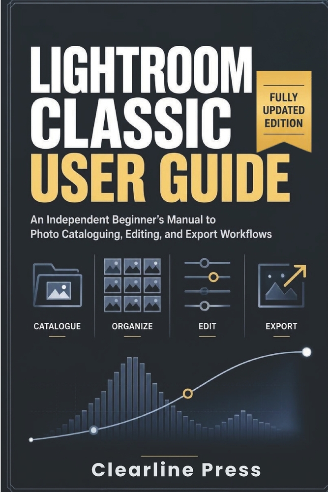 Lightroom Classic User Guide: An Independent Beginner's Manual to Photo Cataloguing, Editing, and Export Workflows cover