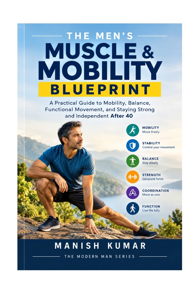 The Men's Muscle & Mobility Blueprint: A Practical Guide to Mobility, Balance, Functional Movement, and Staying Strong and Independent After 40 cover