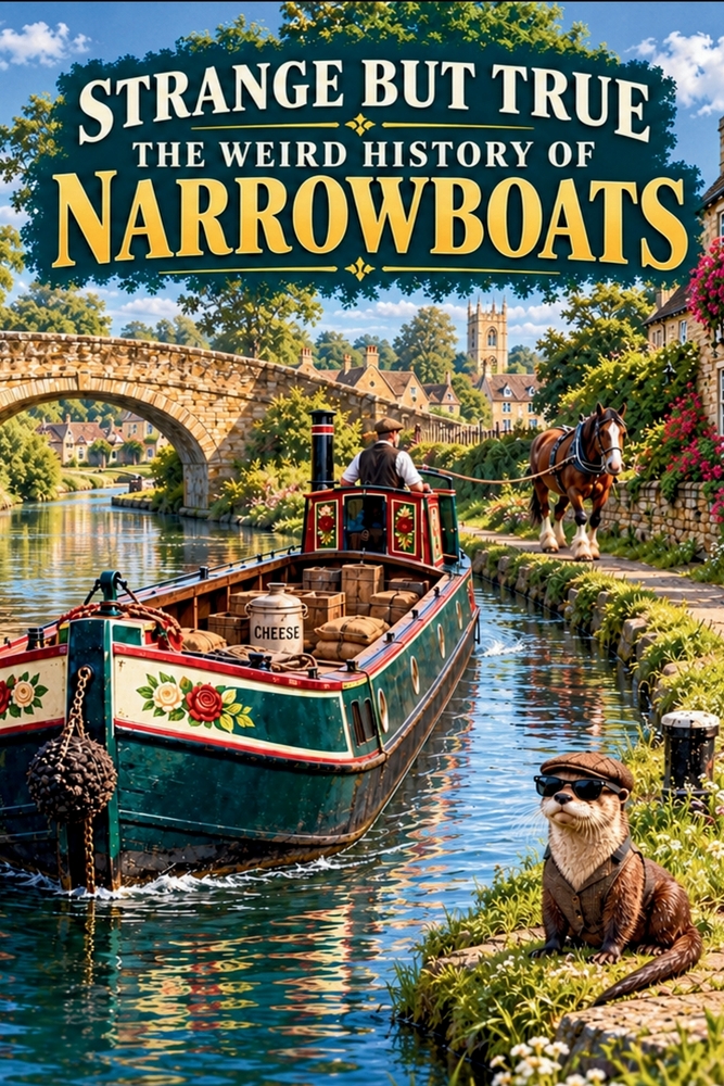 Strange But True the Weird History of Narrowboats: Canal Horses, Tunnel Leggers, Floating Families, Cheese Boats, and Other Bizarre Stories from Brita cover