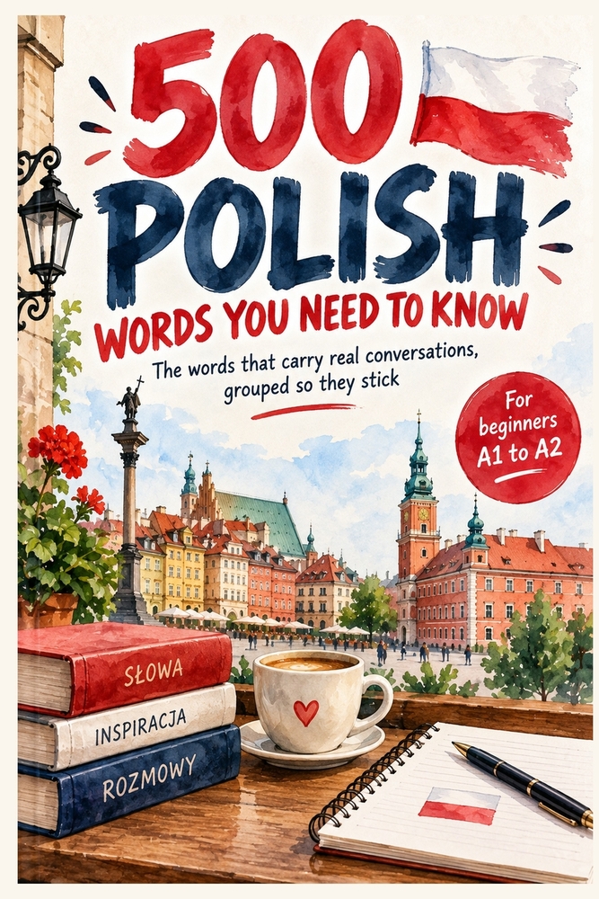 500 Polish Words You Need to Know: The Words That Carry Real Conversations, Grouped So They Stick: Exercises with a Complete Answer Key for Beginners cover