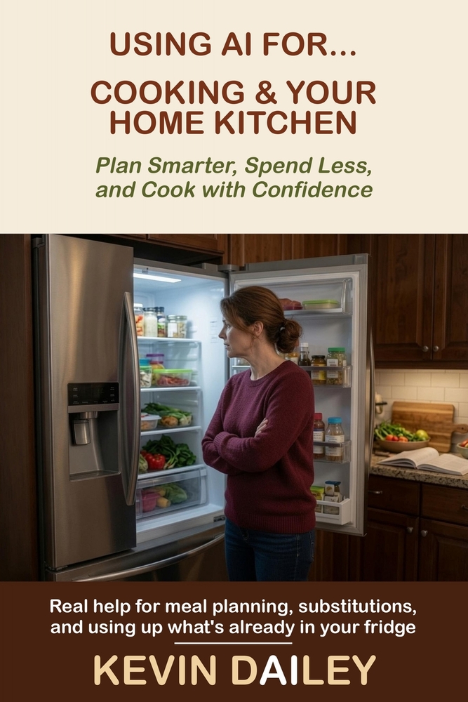 Using AI for Cooking & Your Home Kitchen: Plan Smarter, Spend Less, and Cook with Confidence cover