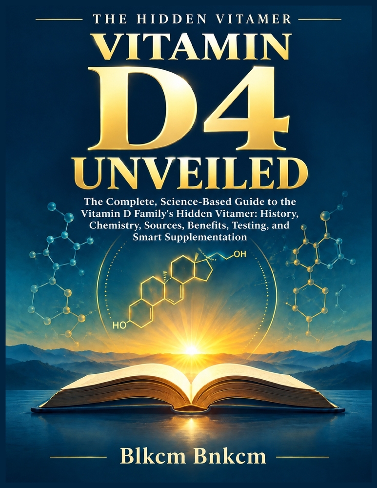 Vitamin D4 Unveiled: The Complete, Science-Based Guide to the Vitamin D Family's Hidden Vitamer: History, Chemistry, Sources, Benefits, Testing, and S cover