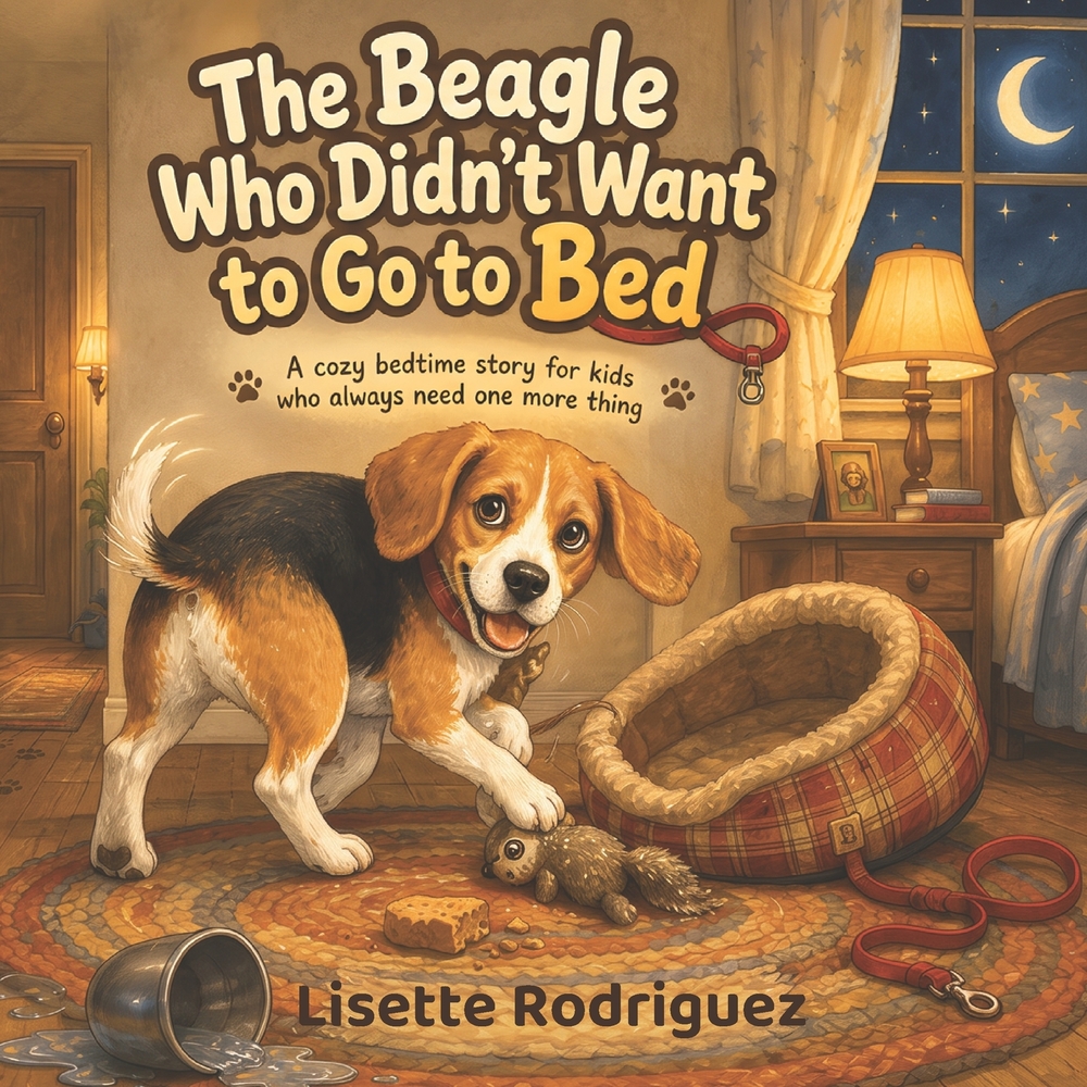The Beagle Who Didn't Want to Go to Bed: A cozy bedtime story for kids who always need one more thing cover