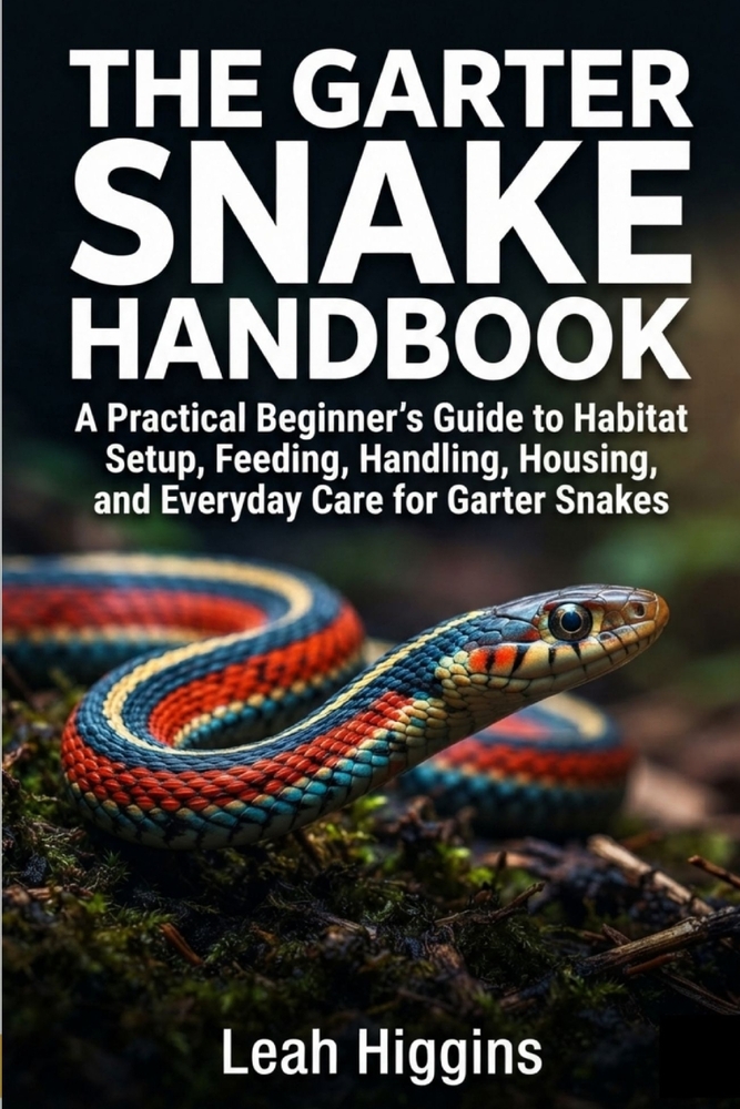 The Garter Snake Handbook: A Practical Beginner's Guide to Habitat Setup, Feeding, Handling, Housing, and Everyday Care for Garter Snakes cover