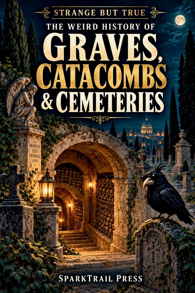 Strange But True the Weird History of Graves, Catacombs & Cemeteries: Graveyards With Ghost Problems, Floating Coffins, Bone Churches, Safety Coffins, cover