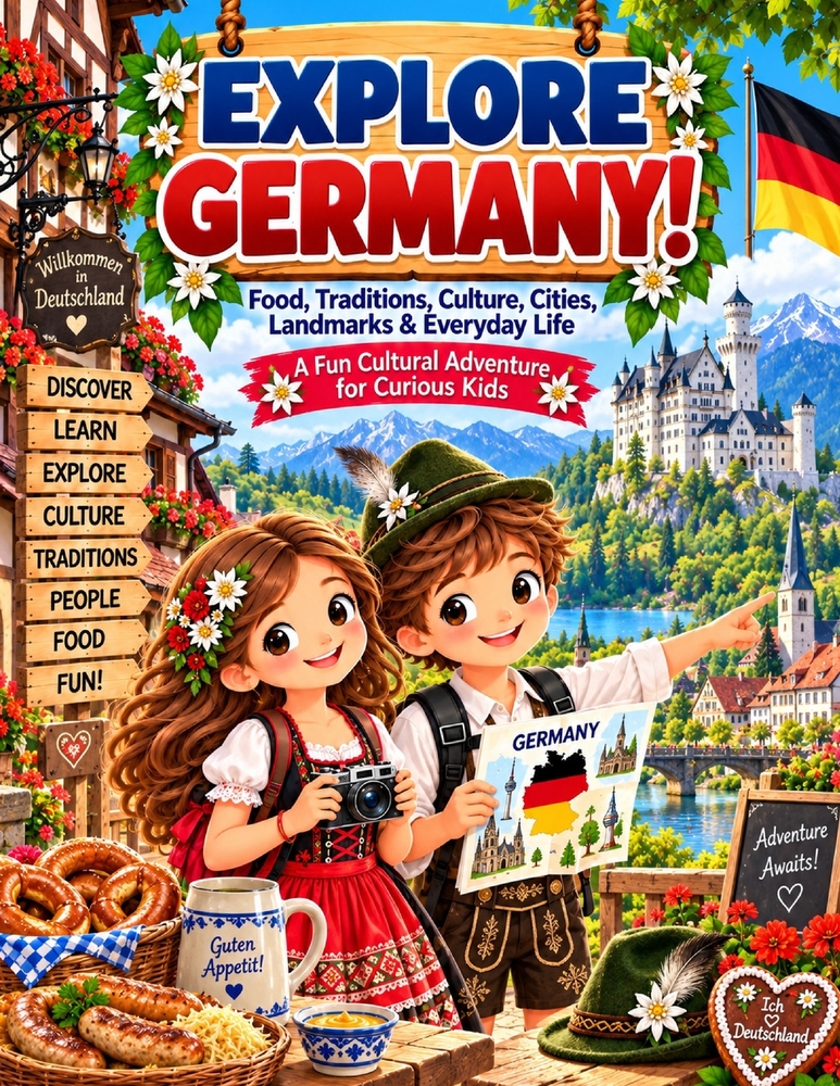 Explore Germany!: Food, Traditions, Culture, Cities, Landmarks & Everyday Life: A Fun Cultural Adventure for Curious Kids cover