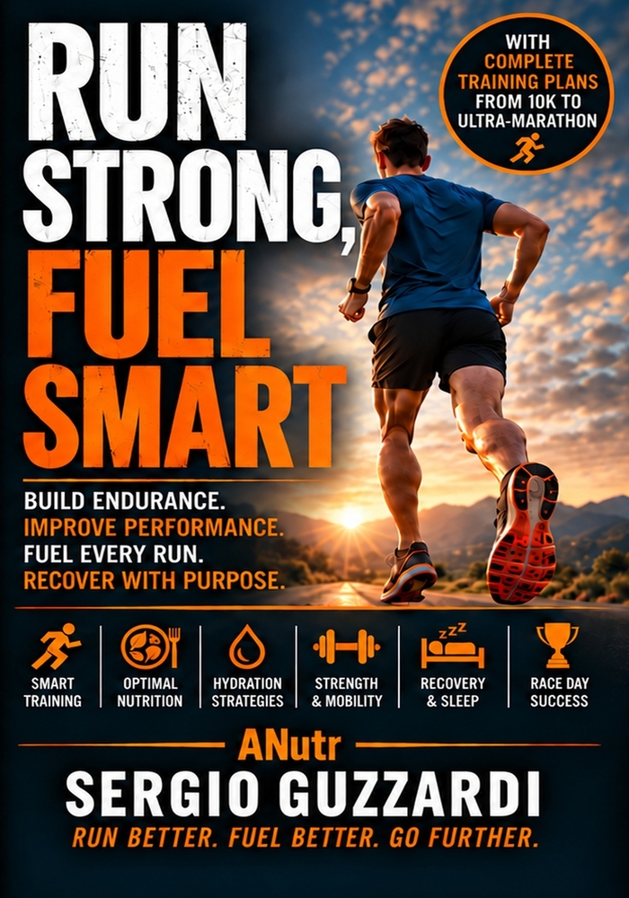 Run Strong, Fuel Smart: The Complete Guide to Nutrition, Training & Recovery for Runners (With 10K Plan) cover