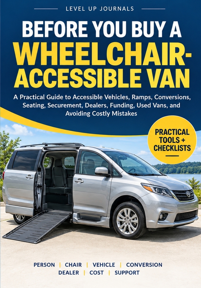 Before You Buy a Wheelchair-Accessible Van: A Practical Guide to Accessible Vehicles, Ramps, Conversions, Seating, Securement, Dealers, Funding, Used cover