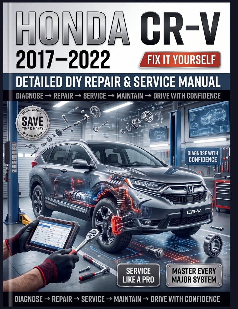 HONDA CR-V 2017-2022 Detailed DIY Repair & Service Manual: The Complete Step-by-Step Guide to Maintenance, Diagnostics, and Overhauls-Comprehensive Gl cover