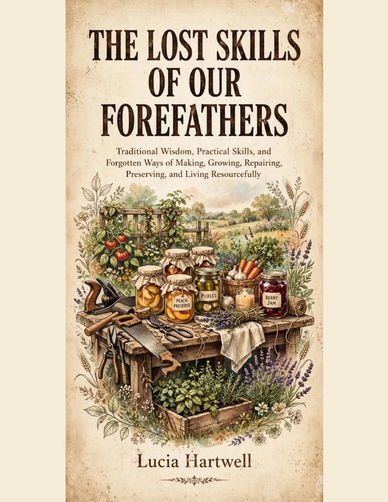 The Lost Skills of Our Forefathers: Traditional Wisdom, Practical Skills, and Forgotten Ways of Making, Growing, Repairing, Preserving, and Living Res cover