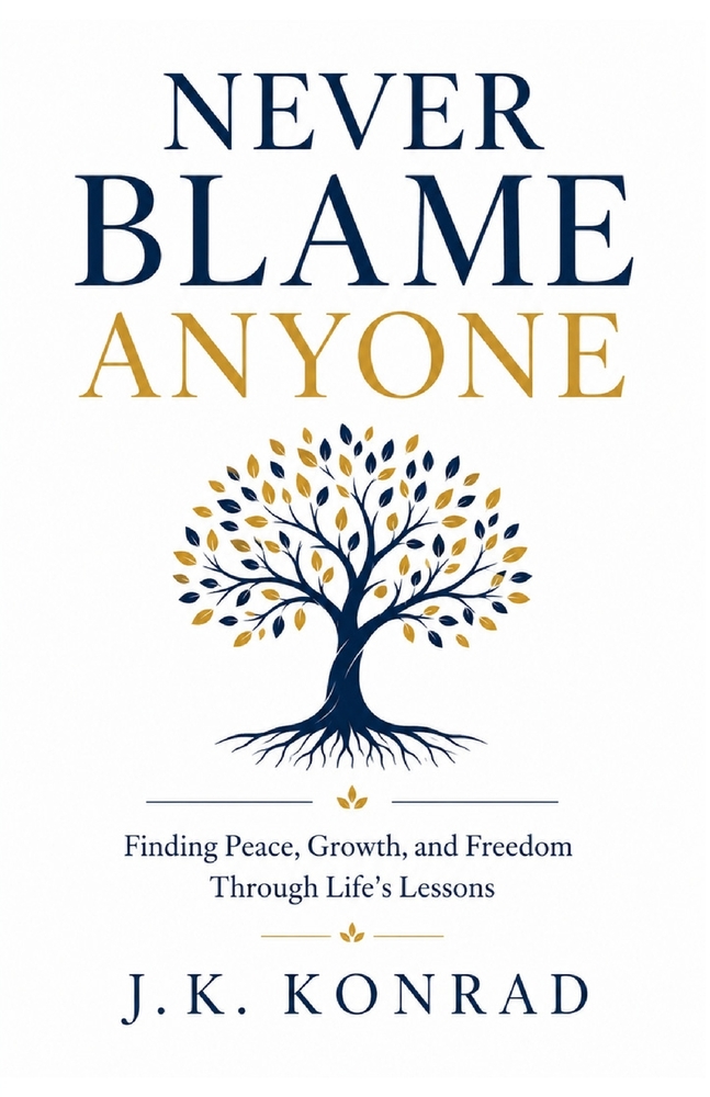Never Blame Anyone: Finding Peace, Growth, and Freedom Through Life's Lessons cover