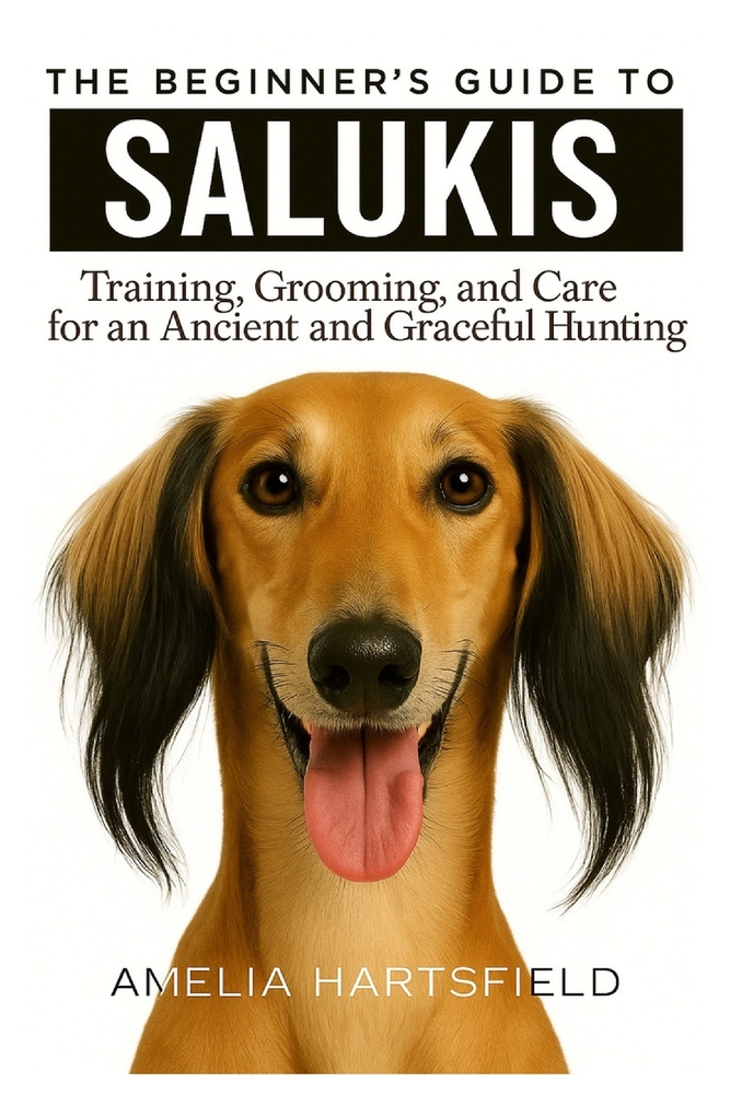The Beginner's Guide to Salukis: Training, Grooming, and Care for an Ancient and Graceful Hunting Dog cover