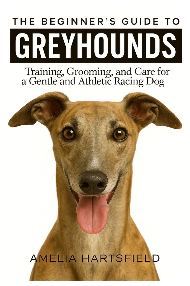 The Beginner's Guide to Greyhounds: Training, Grooming, and Care for a Gentle and Athletic Racing Dog cover