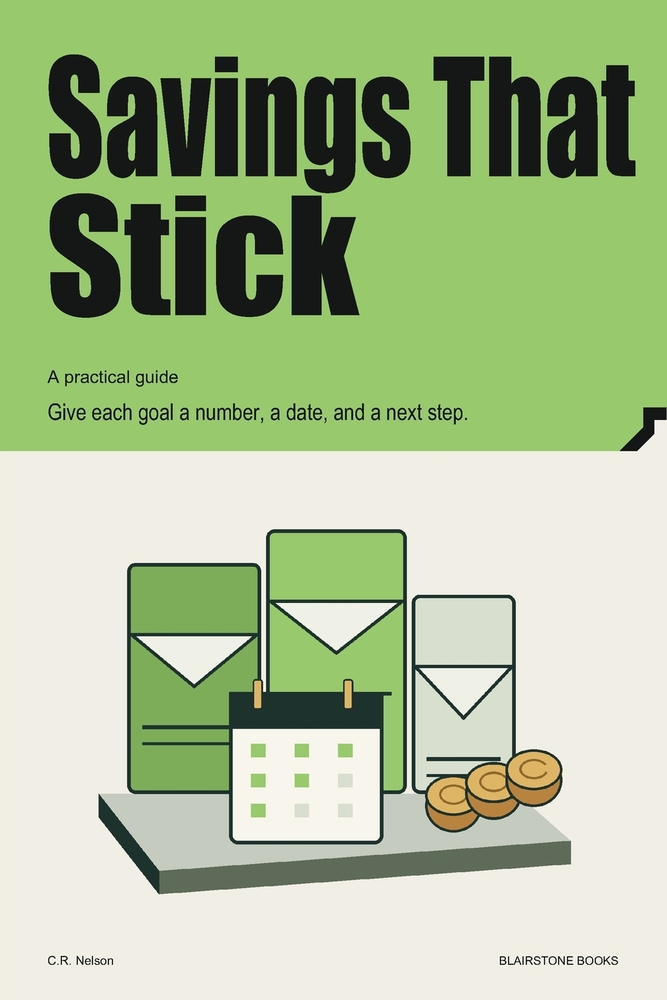 Savings That Stick: Give each goal a number, a date, and a next step. cover