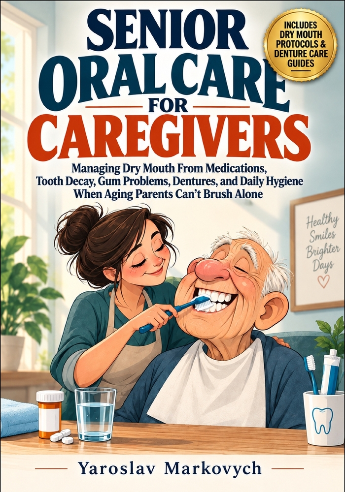 Senior Oral Care for Caregivers: Managing Dry Mouth From Medications, Tooth Decay, Gum Problems, Dentures, and Daily Hygiene When Aging Parents Can't cover